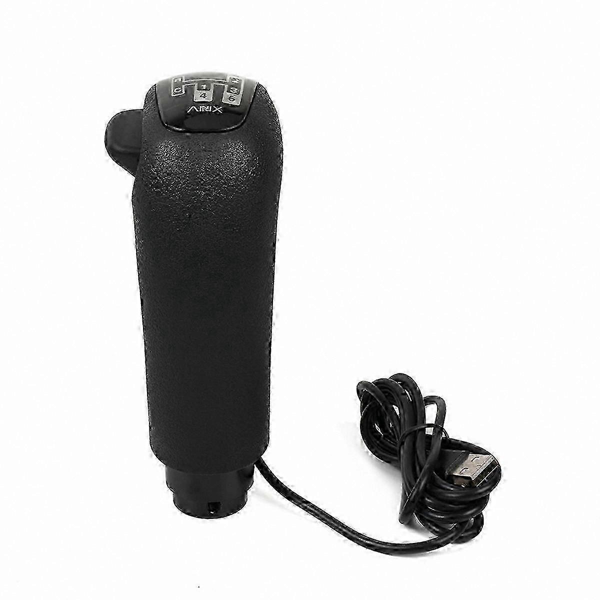 USB Shift Knob for Racing Simulators - Compatible with ETS2, ATS, Scania Truck Gear Shifter for High Low Gear Simulation