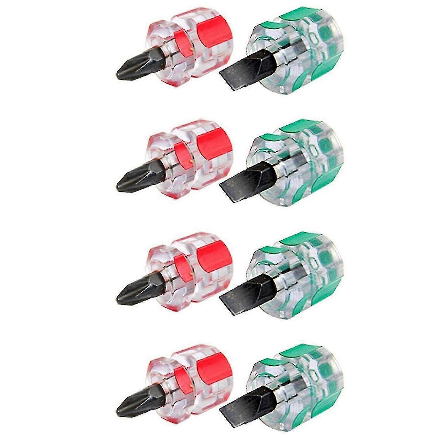 Mini Short Stubby Slotted Screwdriver Set