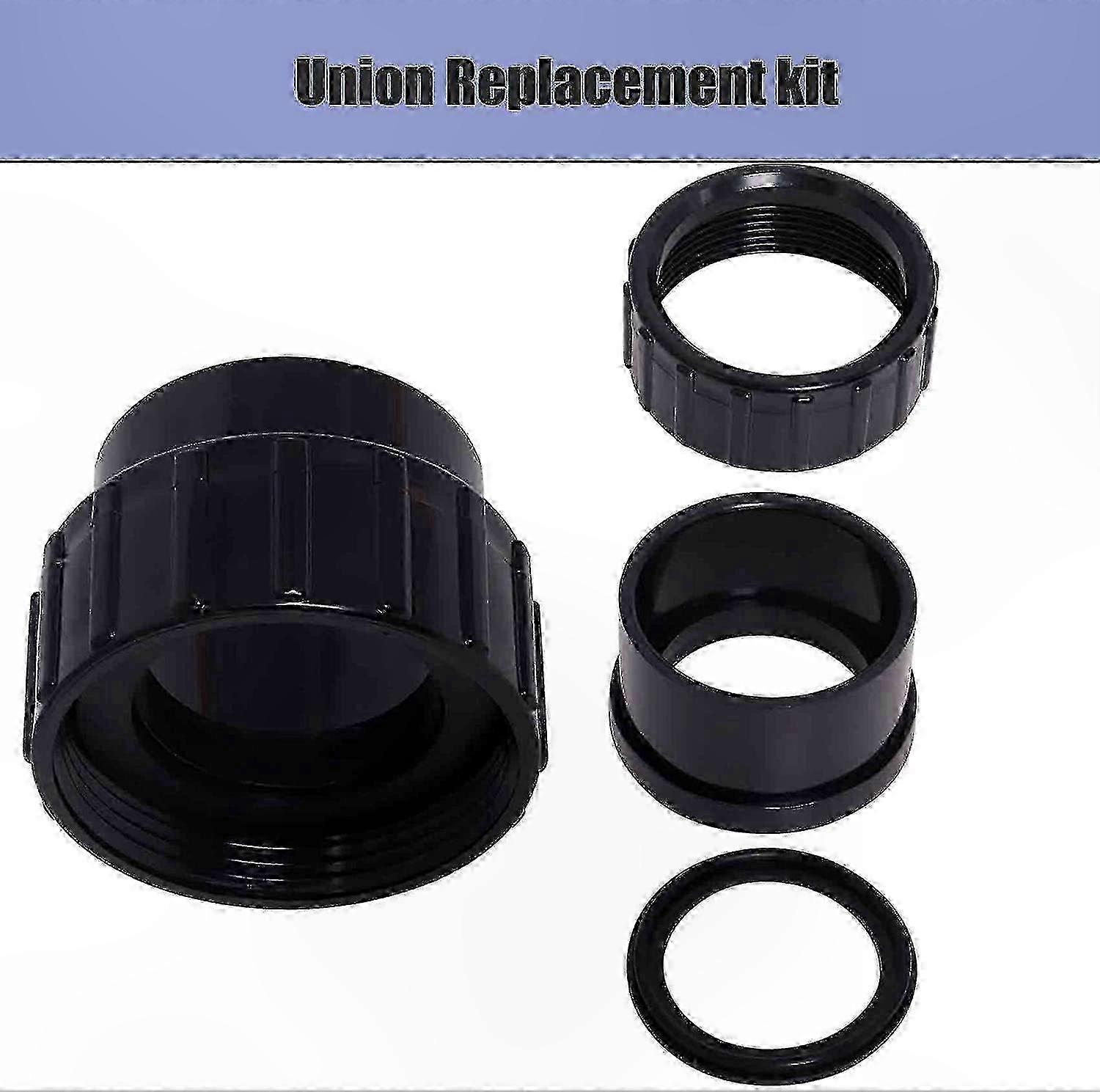 Pool Pump Union Replacement Kit - Compatible with Hayward II Connector