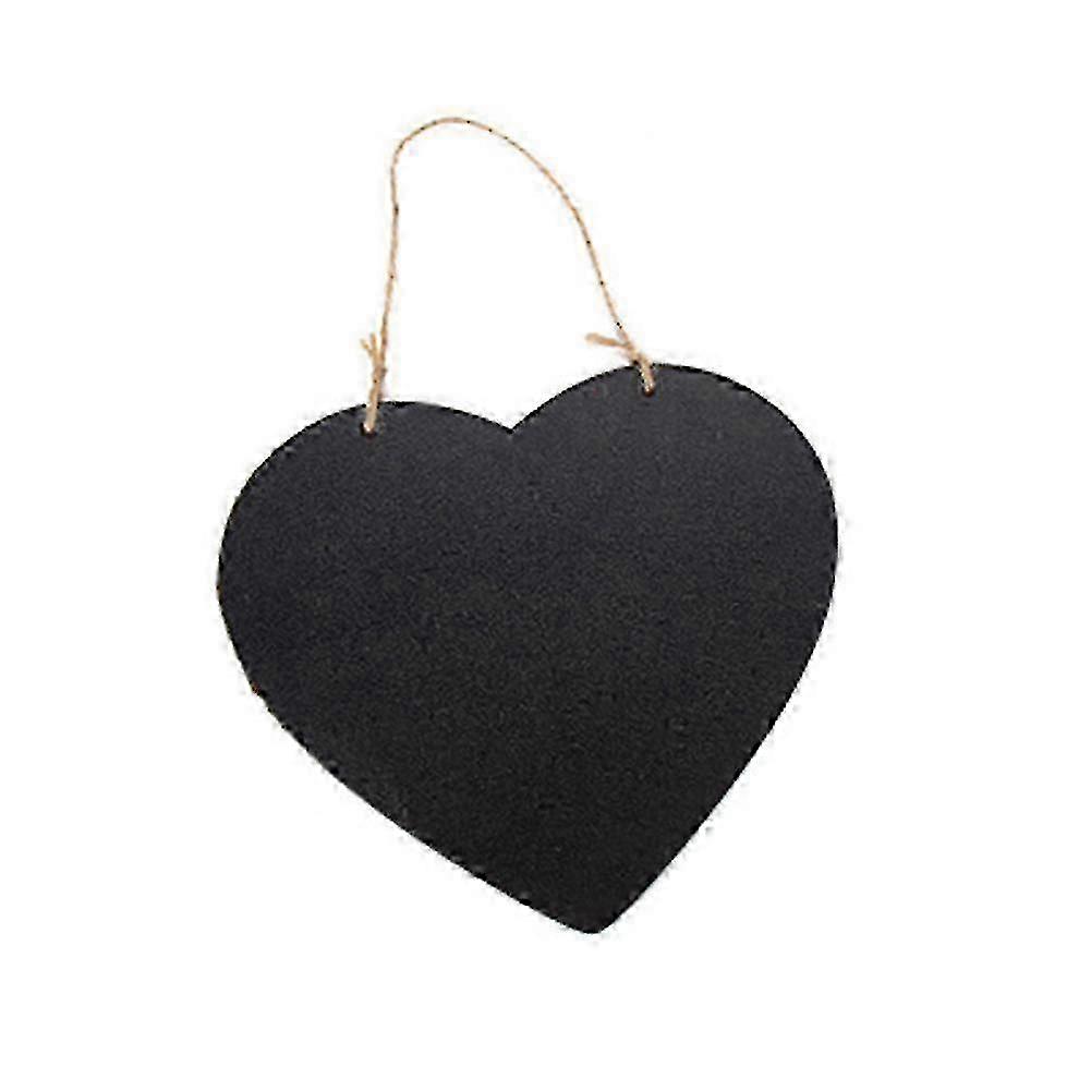 Chalkboard sign for home decor with hanging rope double-sided