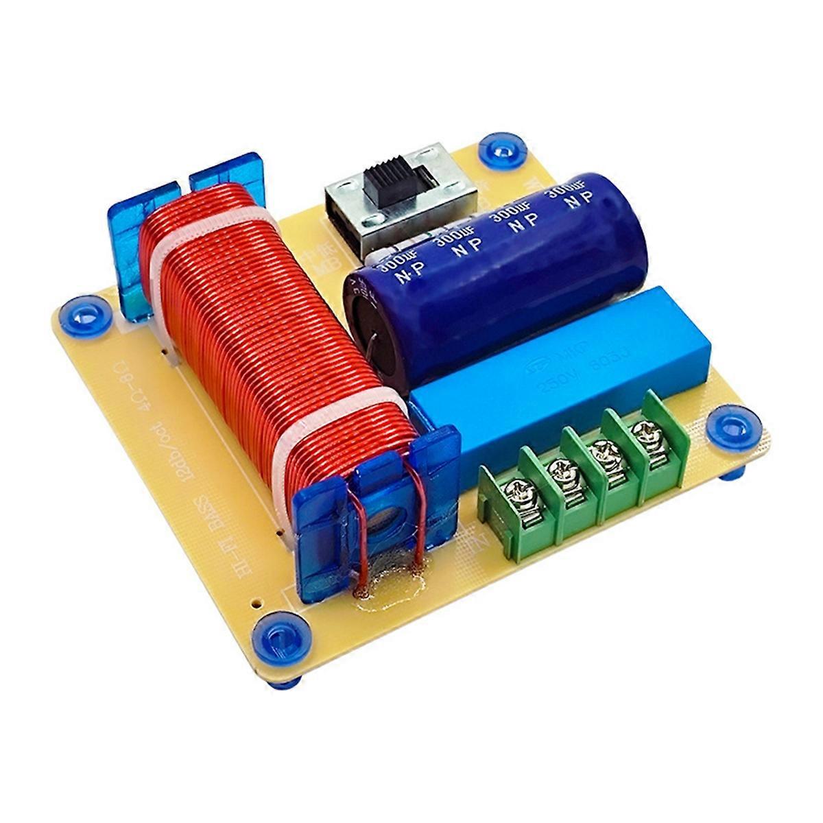 1-Way Speaker Audio Frequency Divider 65-1000Hz 120W HiFi Crossover Filter Module Home Theater Audio Modification