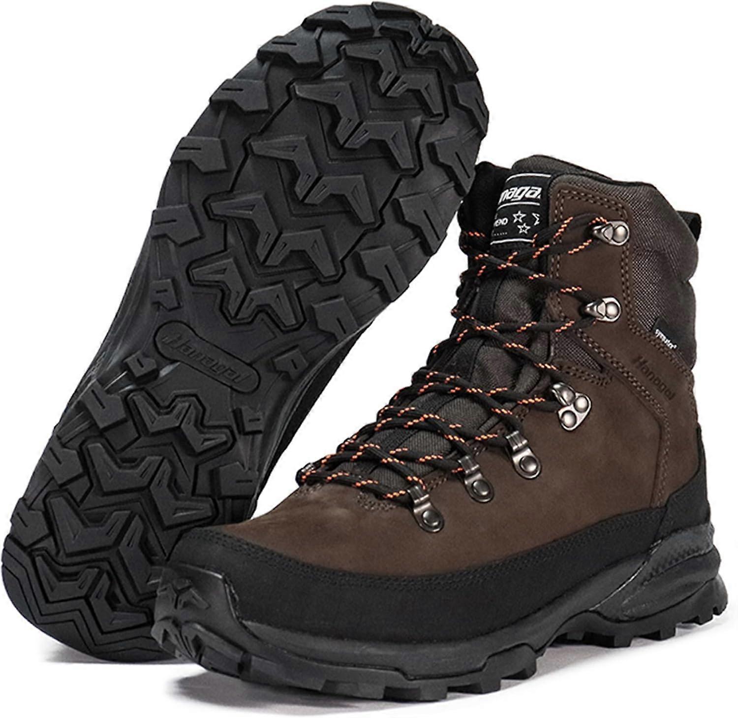 Hanagal Men's Hiking Boots Waterproof Tactical Shoes Leather Women Trekking Footwear for Outdoor Climbing & Mountain