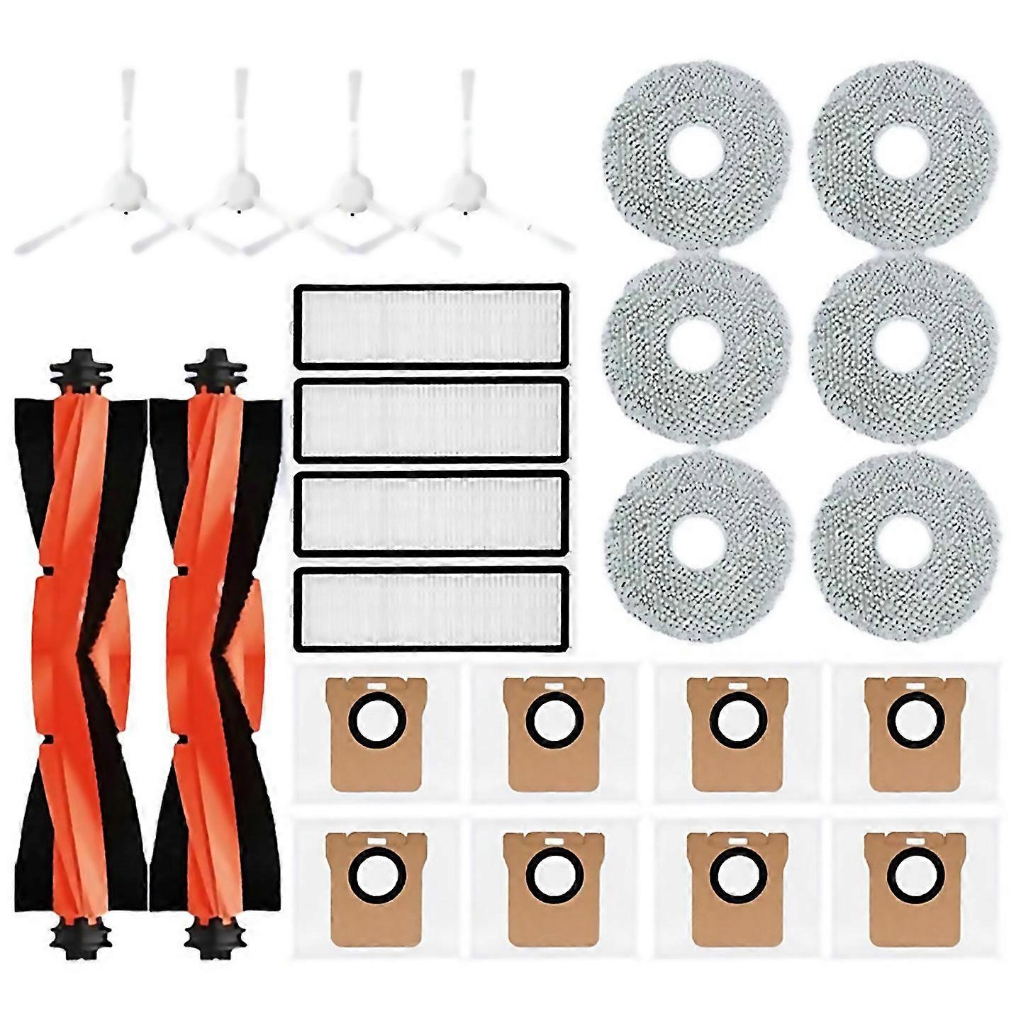 For Xiaomi Robot Vacuum X20 X20 Plus Robot Vacuum Cleaner Main Side Brush Hepa Filter Mop Cloth