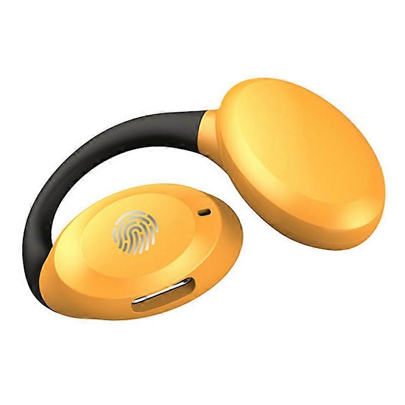 GD06 Single Ear Bluetooth-compatible 5.3 Earhook Headset Wireless Earphone - Brown