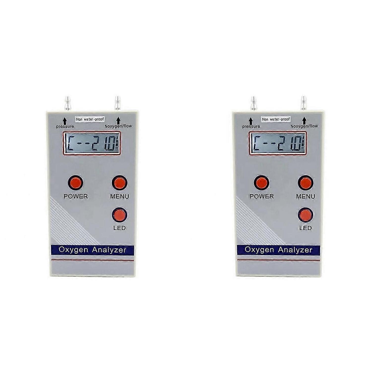 Oxygen Analyzer O2 Oxygen Concentration Meter 21%-95.6% EU Plug
