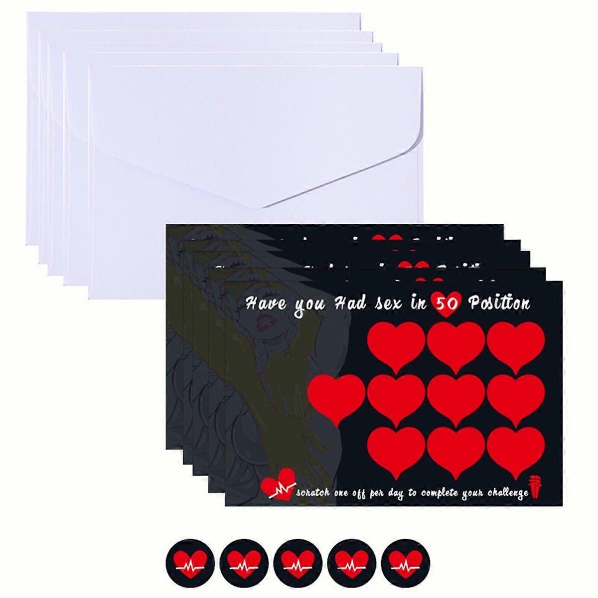 Naughty Couples Scratch Off Card Dirty Valentines Gifts