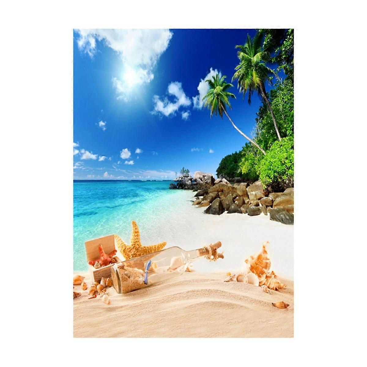 210X150cm Summer Tropical Beach Theme Photography Backdrop for Hawaii