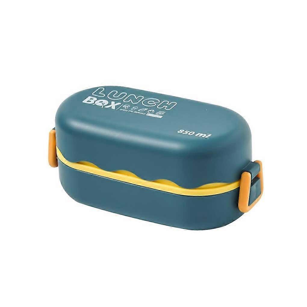 Double Layer Lunch Box Tableware Food Warmer Camping Lunchbox Leakproof