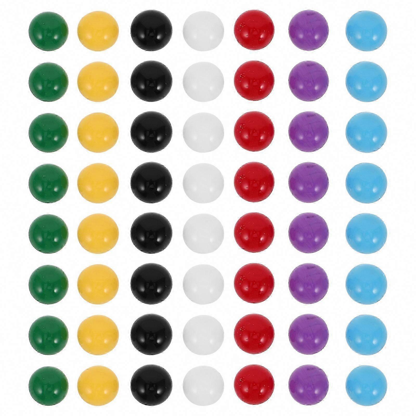 70pcs Colorful Plastic Marbles for Chinese Checkers, Educational Math Learning Balls Game Replacement
