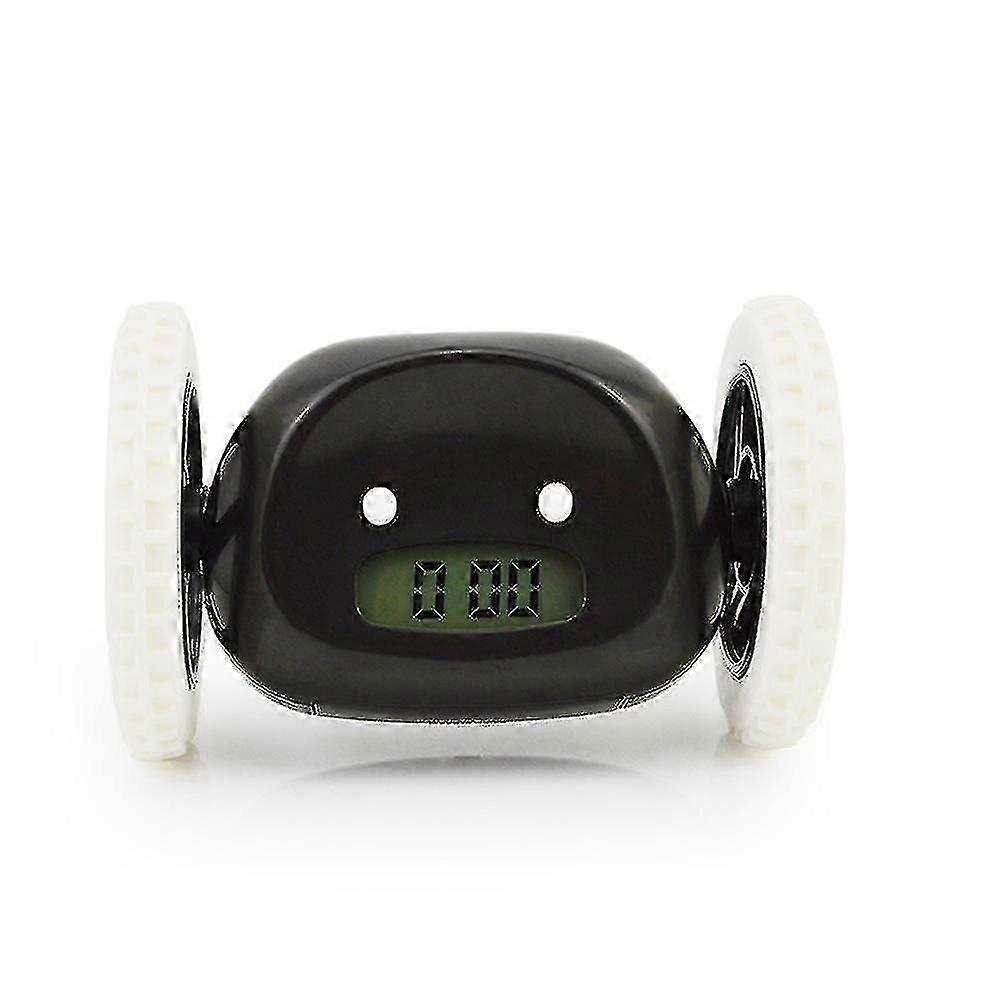 Extra Loud Alarm Clock on Wheels for Heavy Sleepers - Funny Rolling Run-Away Moving Jumping Clock