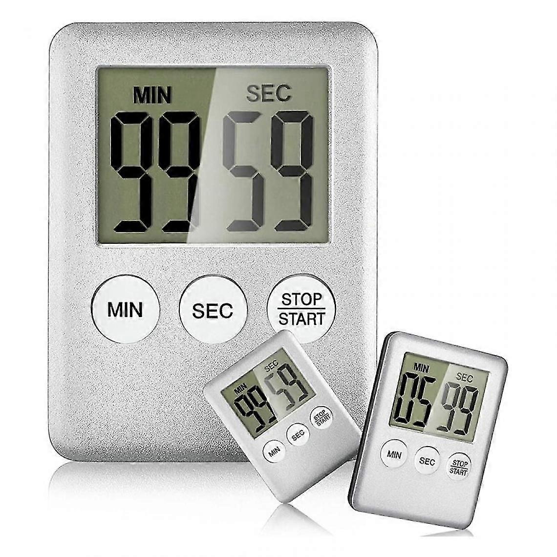 Kitchen Timer, Digital Cooking Timer, Magnetic Electronic Countdown Timer With Alarm, Suitable For Classroom, Homework And Fitness