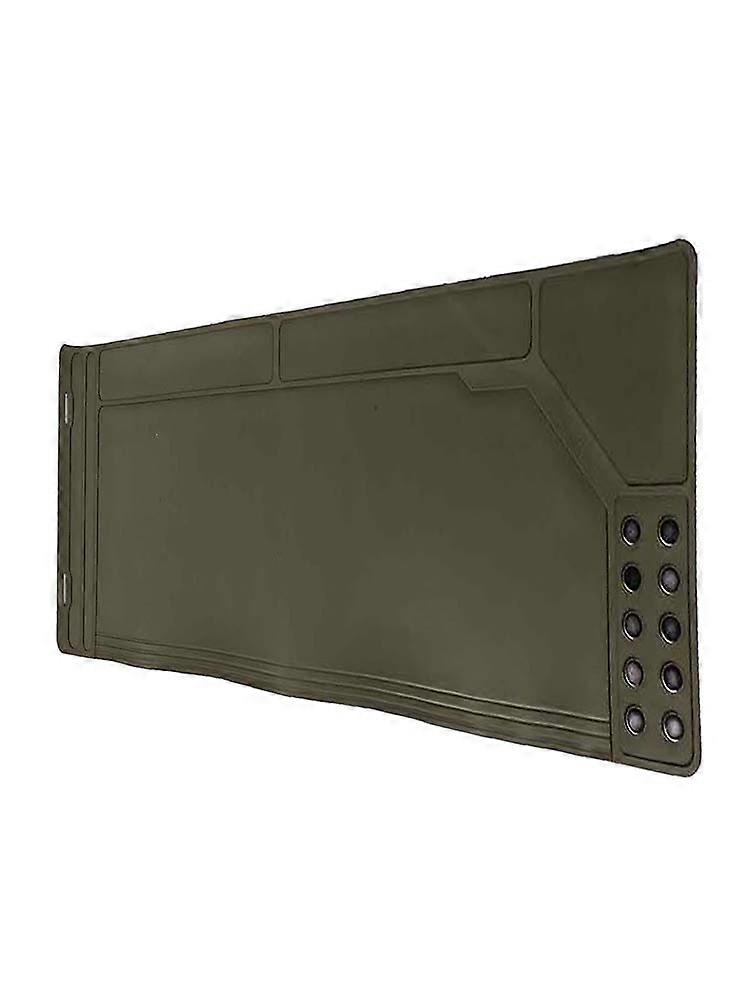 G-un Cleaning Mat Workstation Cleaning Mat with Non Slip Grip and Convenient Magnetic Points