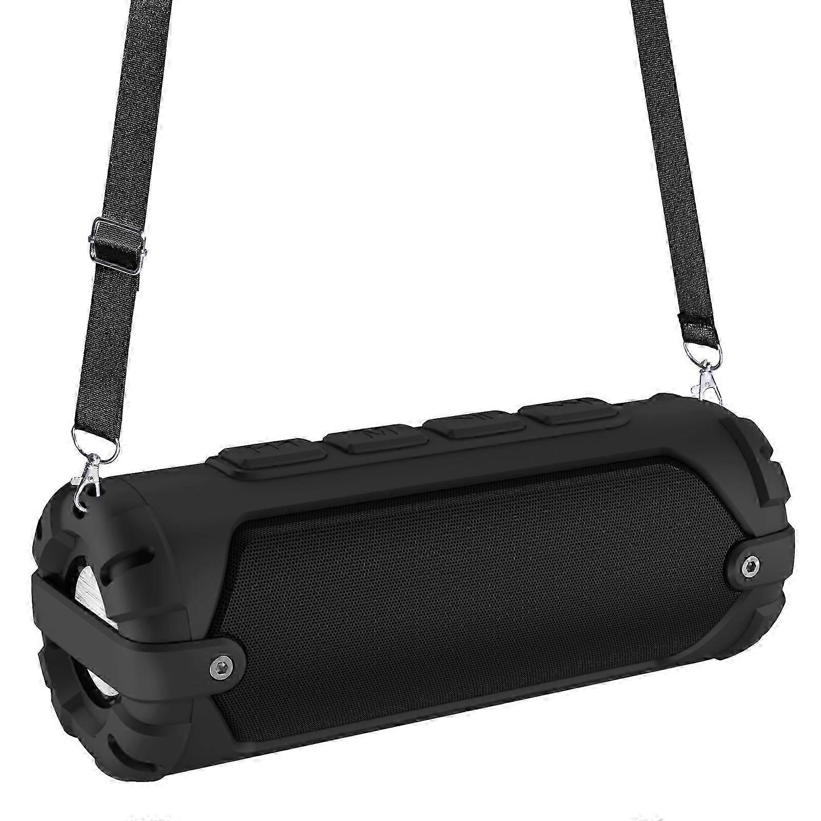 New Rixing NR-6013 Bluetooth 5.0 Portable Outdoor Wireless Bluetooth Speaker with Shoulder Strap 2025