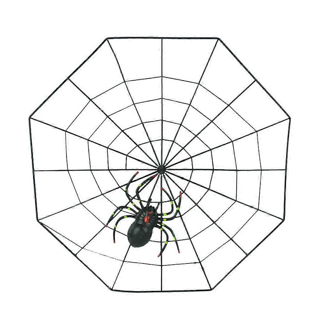 Fake Spider with Web Plastic Spider for Halloween Use