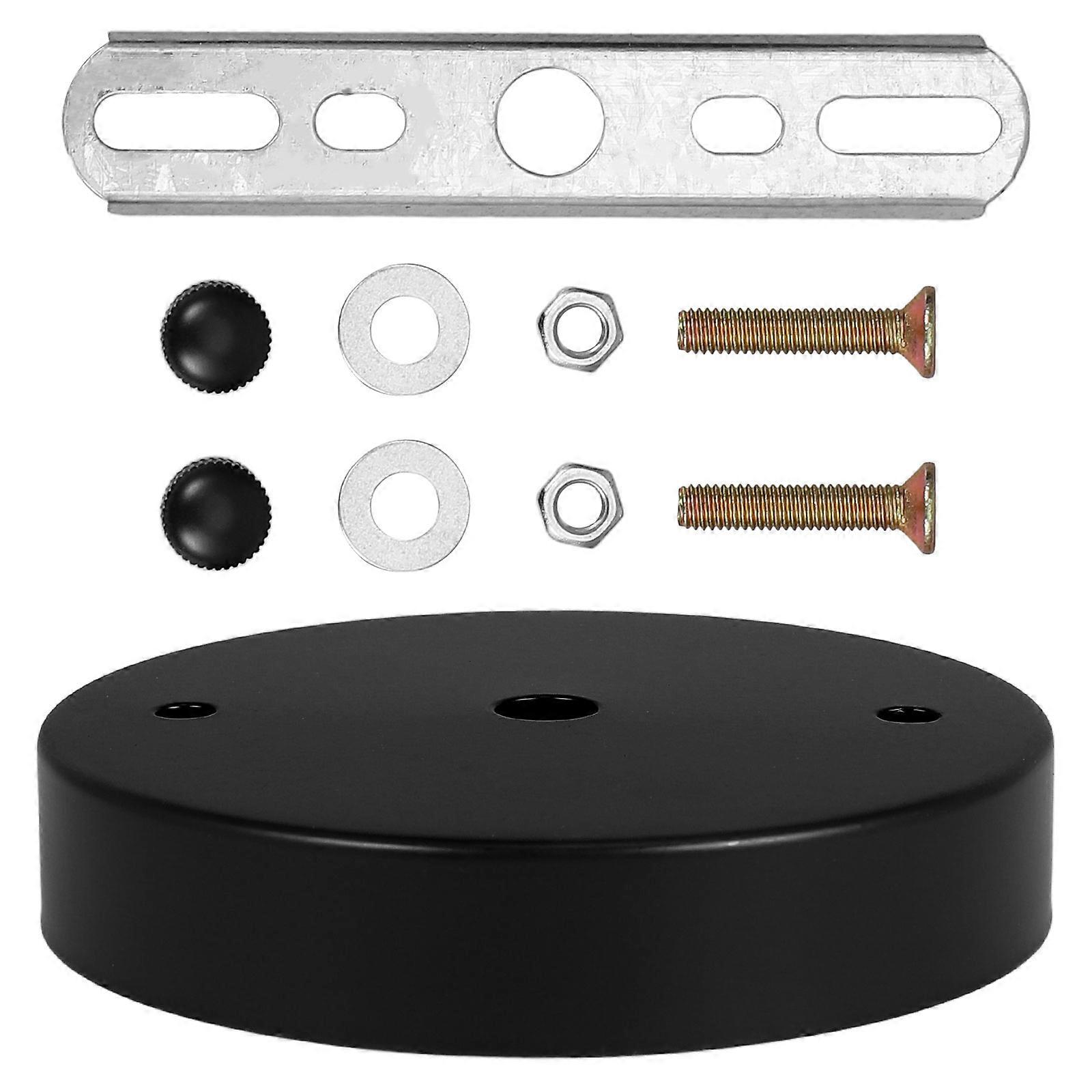 Light Canopy Kit for Black Ceiling Fixture with Complete 15Sets Hardware