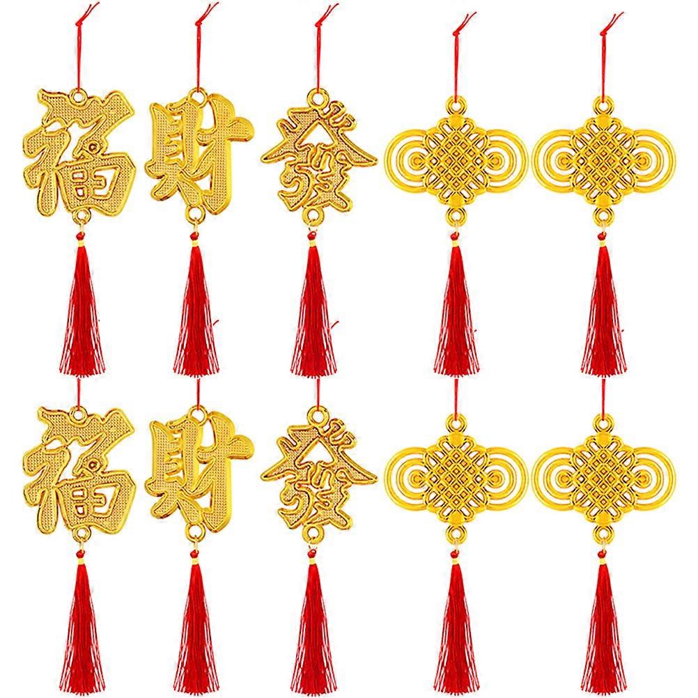 Spring Festival Hanging Pendants Decoration for 96Pcs Mixed Style