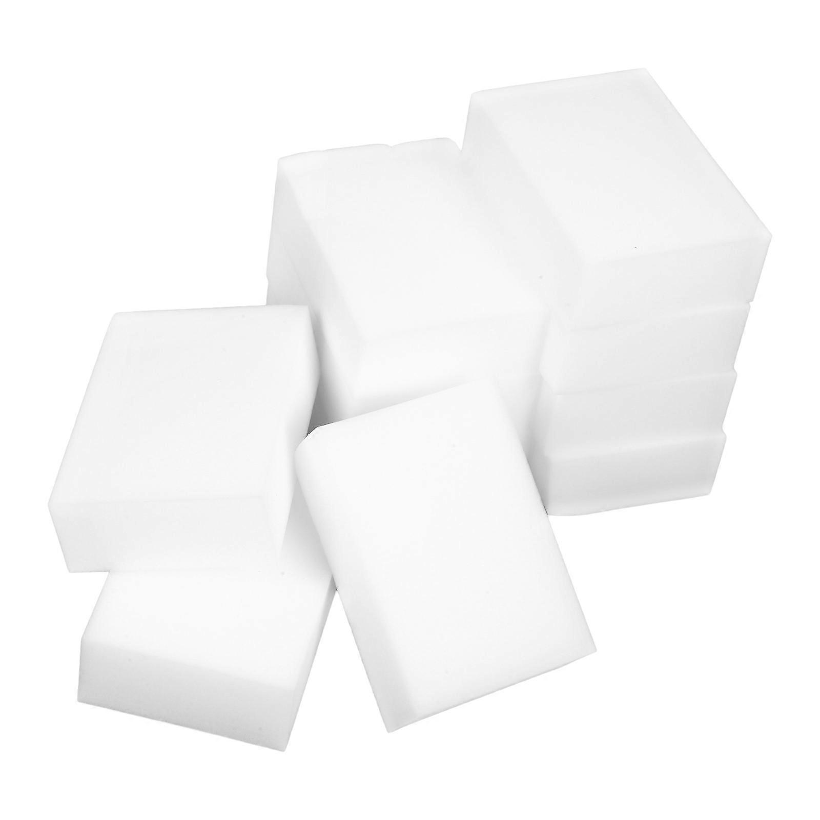 Kitchen Sponges Pack Dish Scrubber for Cleaning 50Pcs Reusable White Sponge