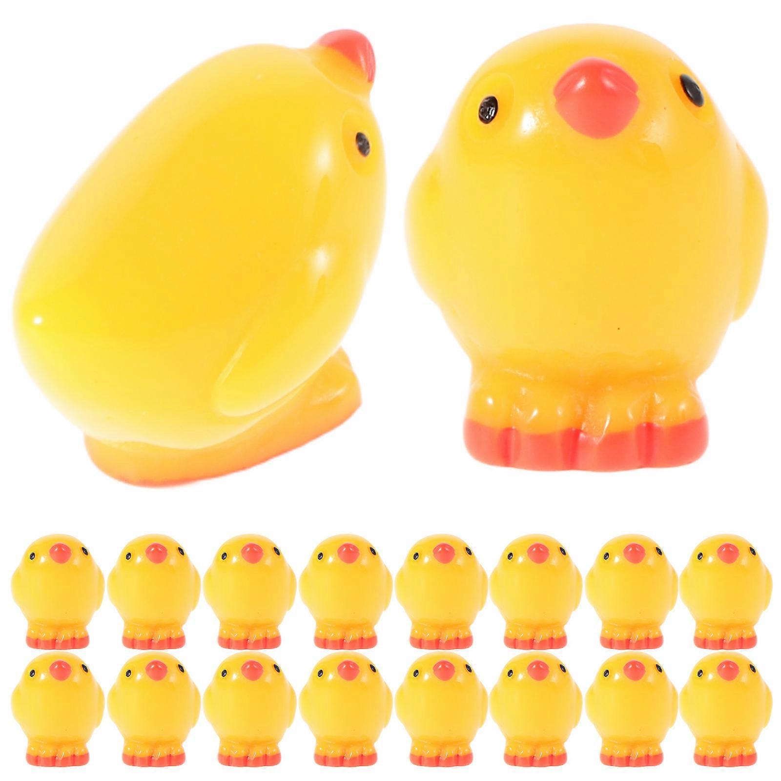 Miniature Resin Chickens for Decoration 150Pcs Tiny Animal Figurines
