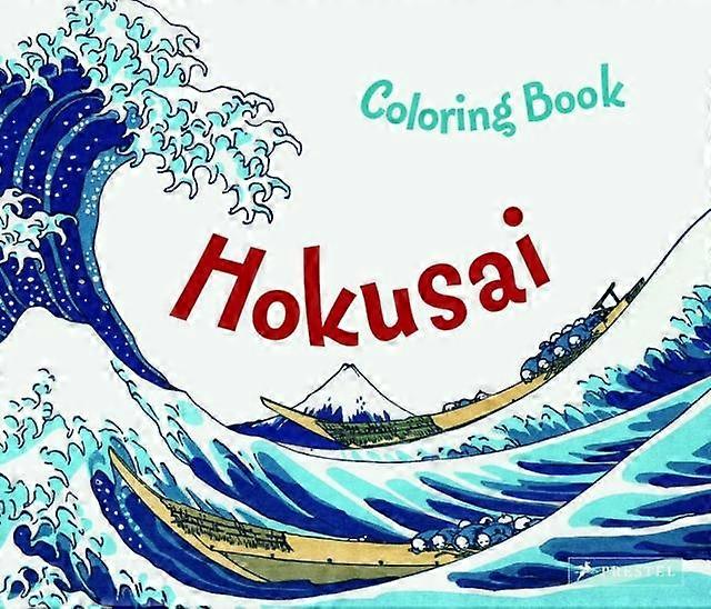 Coloring Book Hokusai by Maria Krause Paperback