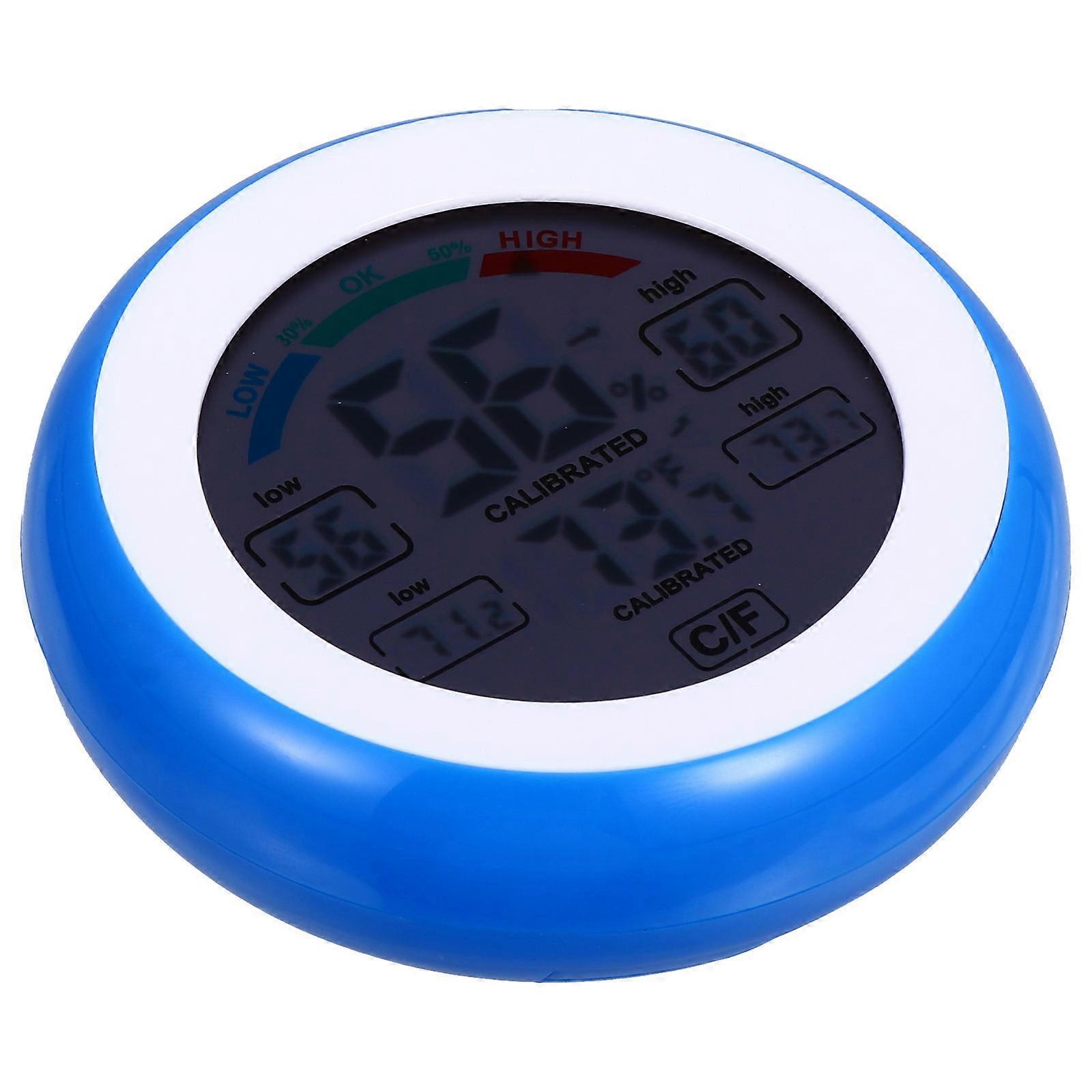 Digital Hygrometer Small Hygrometer For Temperature Indoor Use Office Bedroom Greenhouse 8.5X8.5X2.5CM 1Set