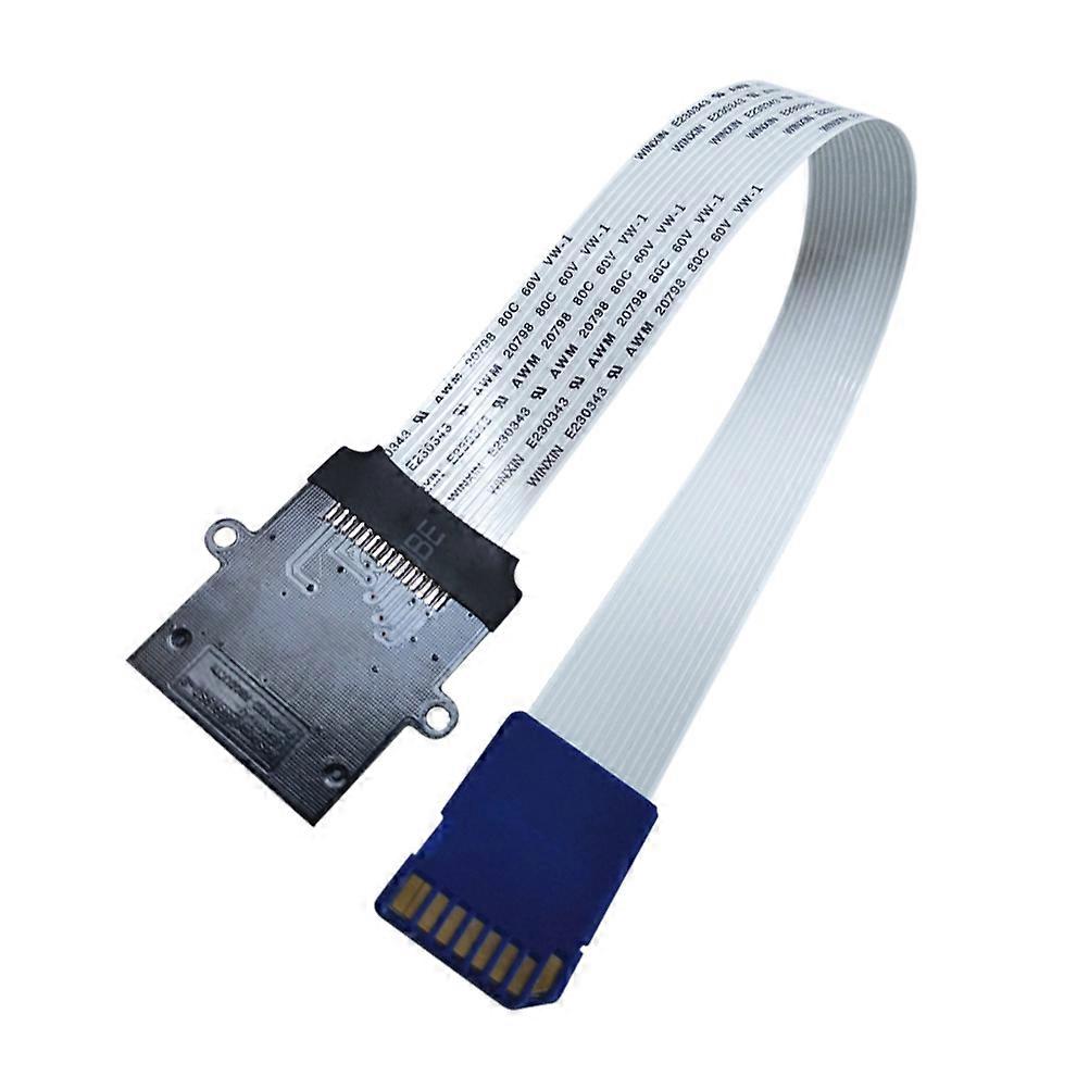 Flexible Memory Card Extender for Data Use Card Extension Cable Adapter 25cm
