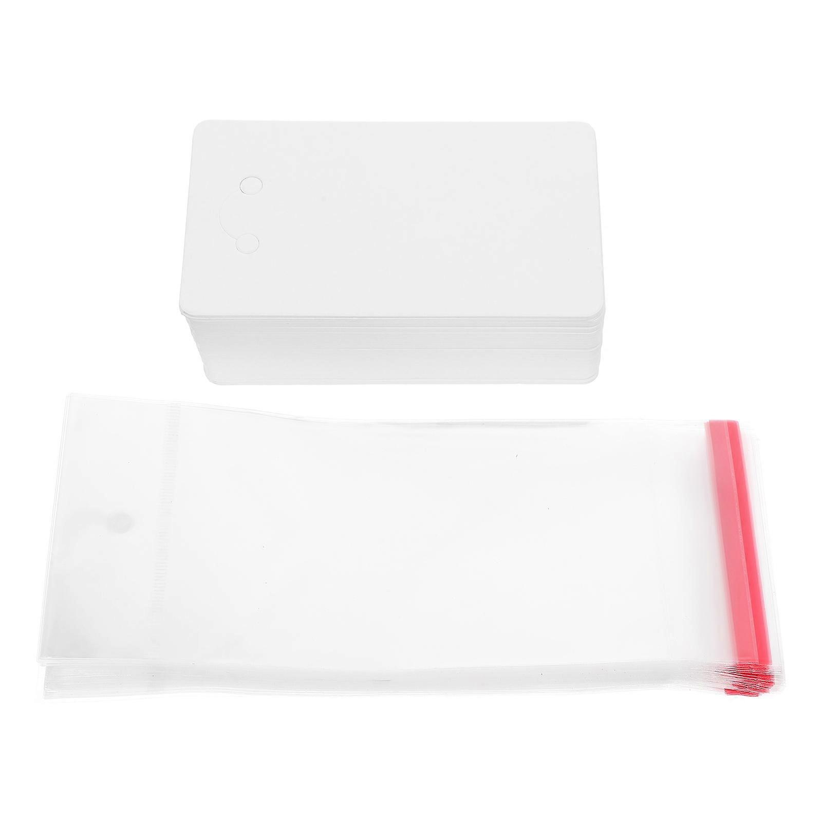 Versatile Jewelry Tags 3 Sets Of Wear-Resistant Paper Earring Holder Cards For Retail Store Display Size 12 00X7 00X0 05CM