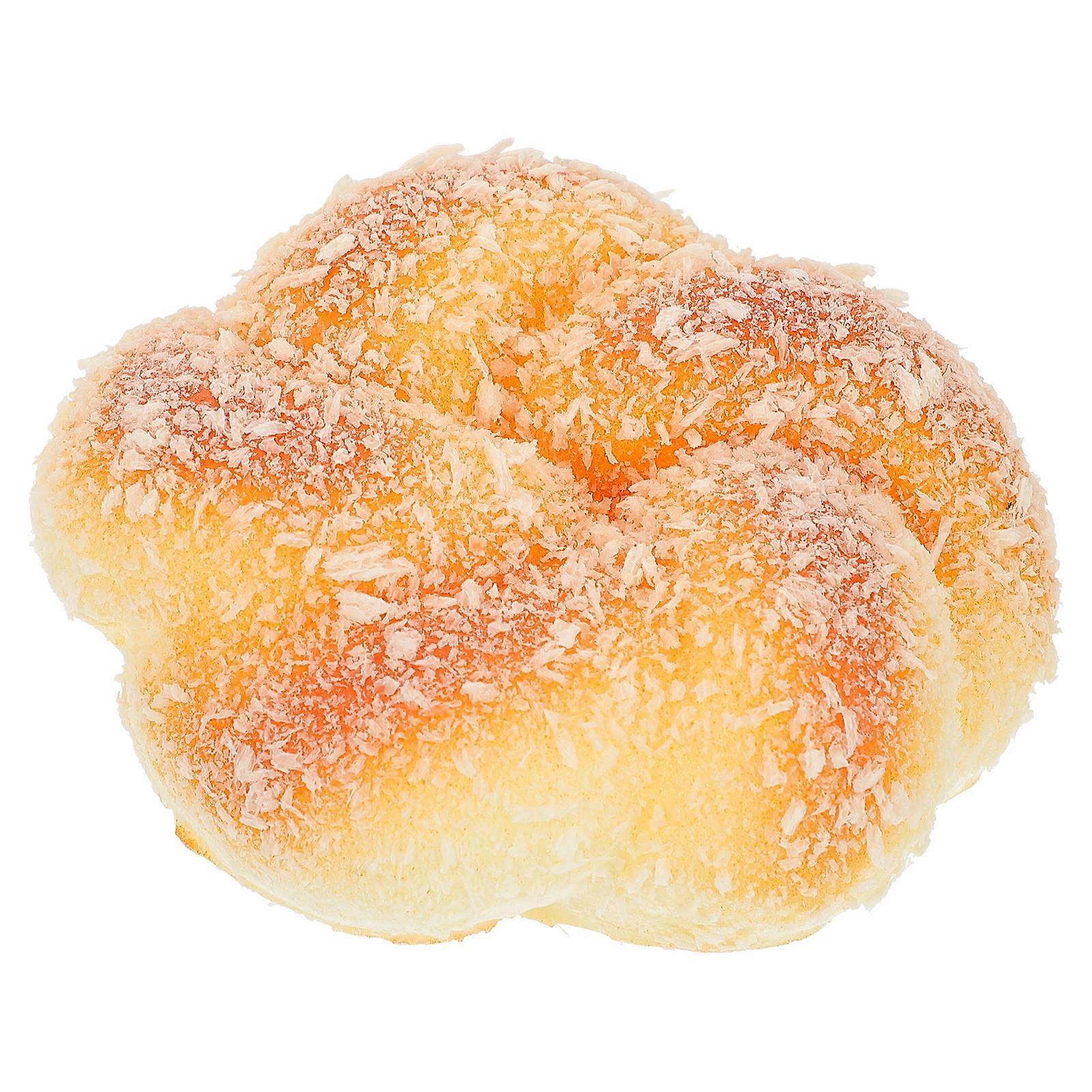 Fake Bread Adornment Emulation Bread Item for Decoration 1Pcs PU
