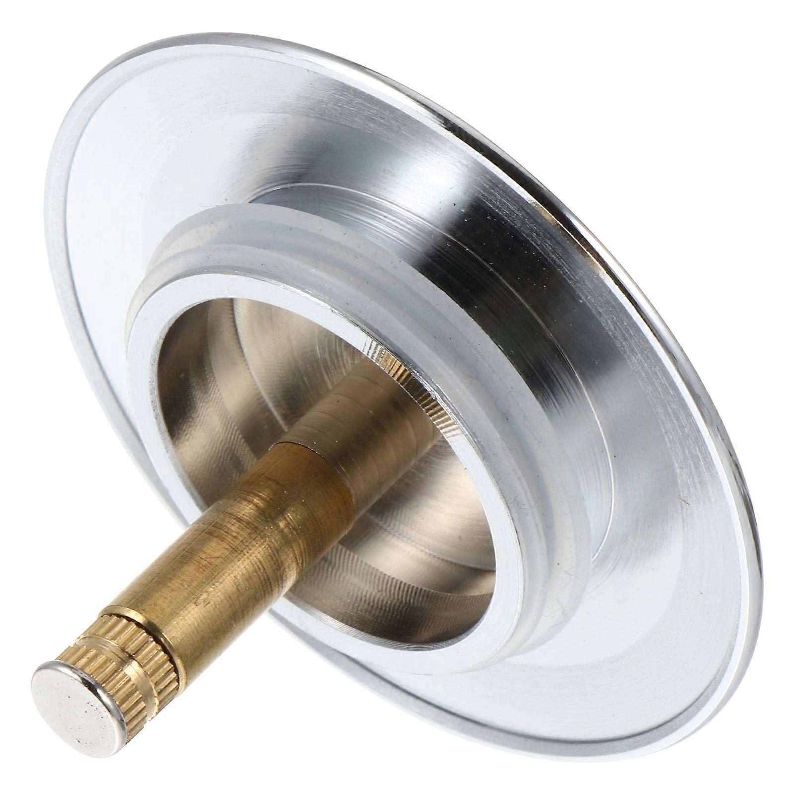 Sink Filter for Kitchen Deodorant Waste Plug 70mm Circular Shape Silver 1Pcs