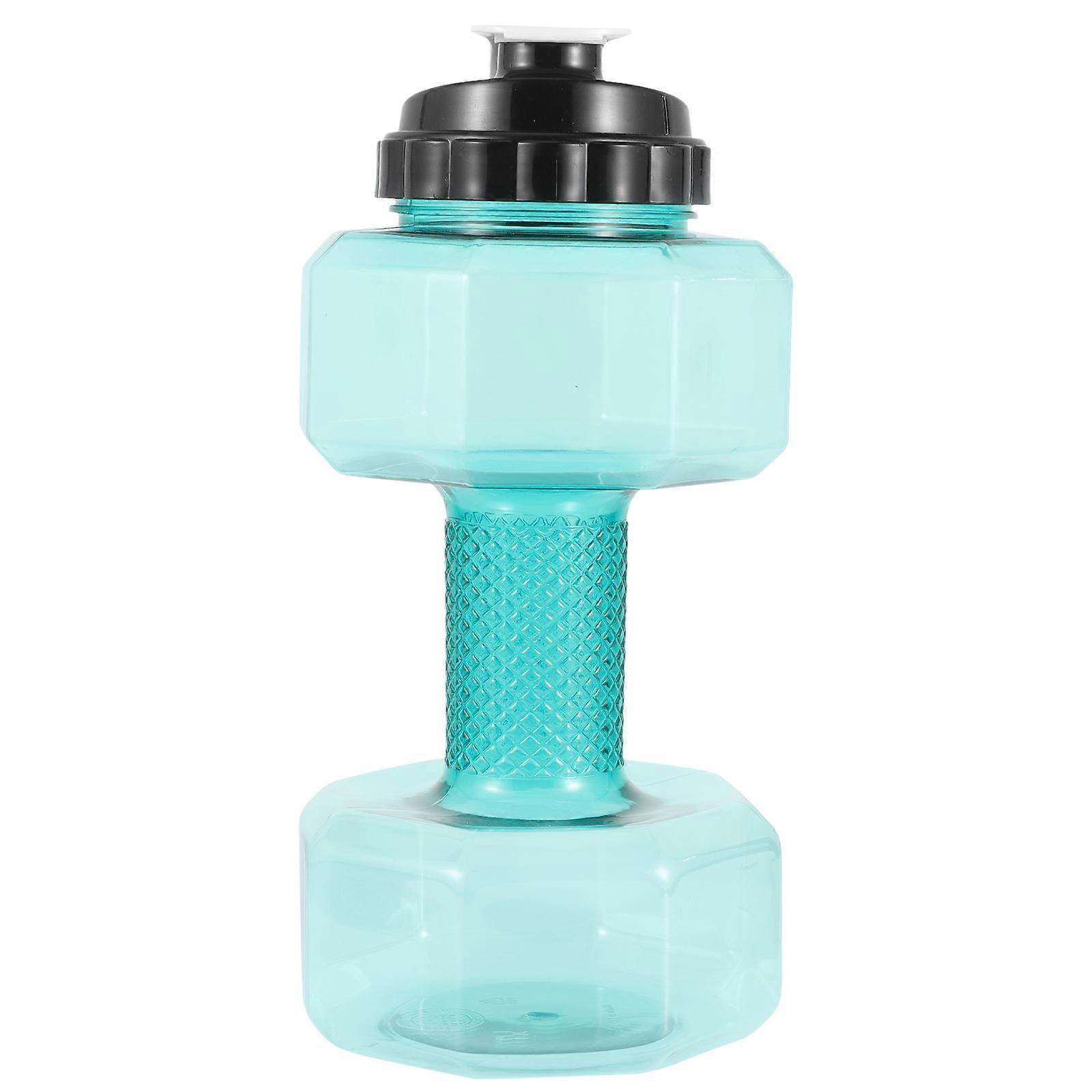 Water Bottle Dumbbell Dumbbells Gym Use Green 2200ML 1Set
