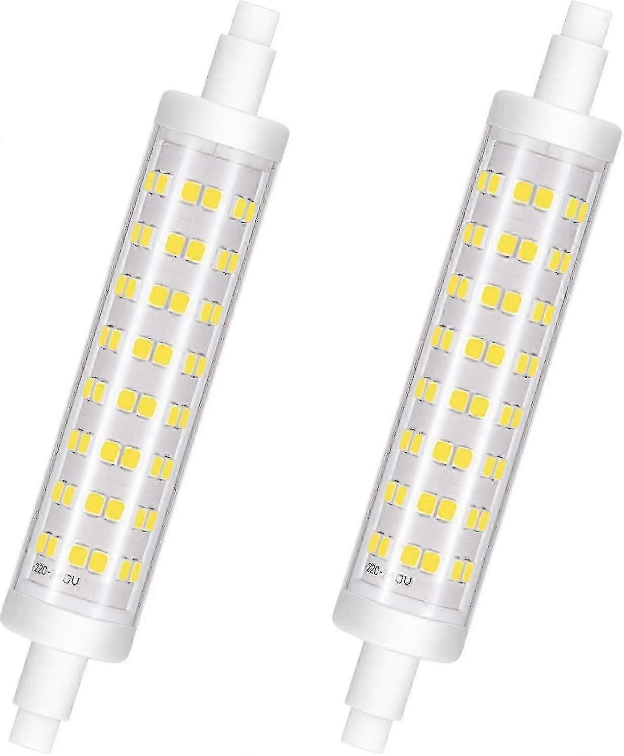 R7s Led 118mm Dimmable, R7s Led Bulb, 10w Equivalent To 100w Halogen Bulbs, 6000k Cool White, 960lm, Ac 220-240v, Cri>85, 360 Beam Angle, No Flicker 2