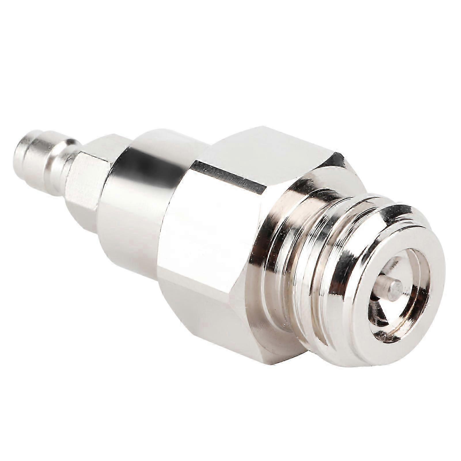 External CO2 Tank Adapter TR21-4 Quick Connector Compatible for Soda Machine Durable Metal Easy Installation High-Quality Finish Sturdy Design for Car