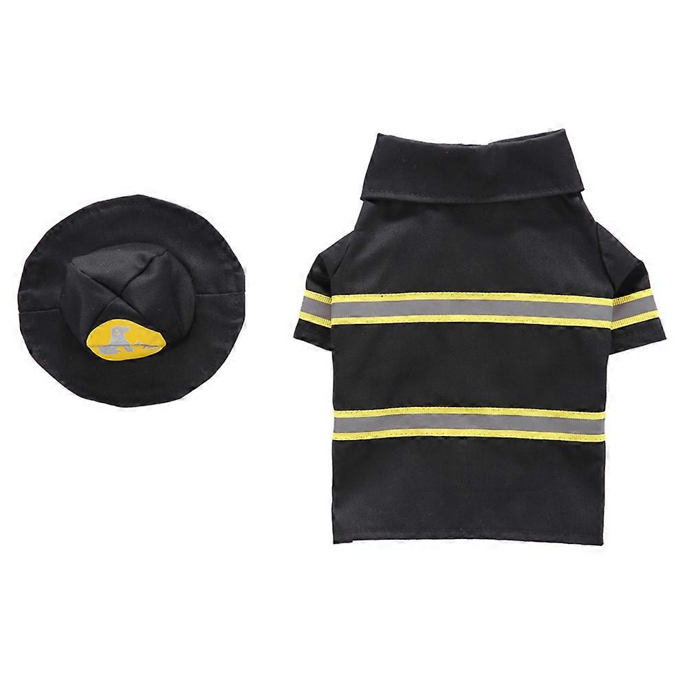 Performance Costume Firefighter Uniform Shape Transformed Coat for 1Set