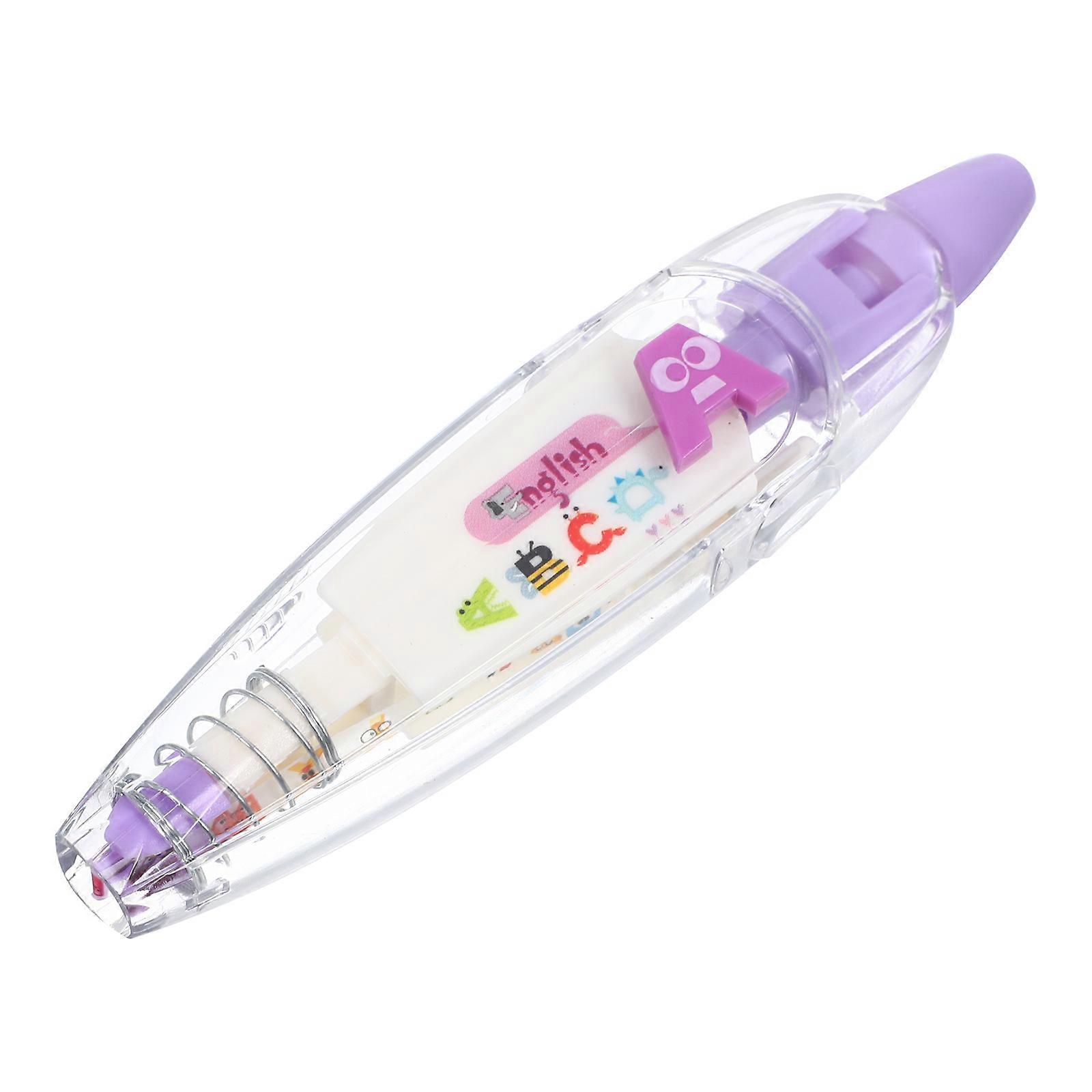 3Pcs Purple Decorative Correction Tape for Notebook Decoration and Scrapbooking Tools with Decorative Function for School Supplies