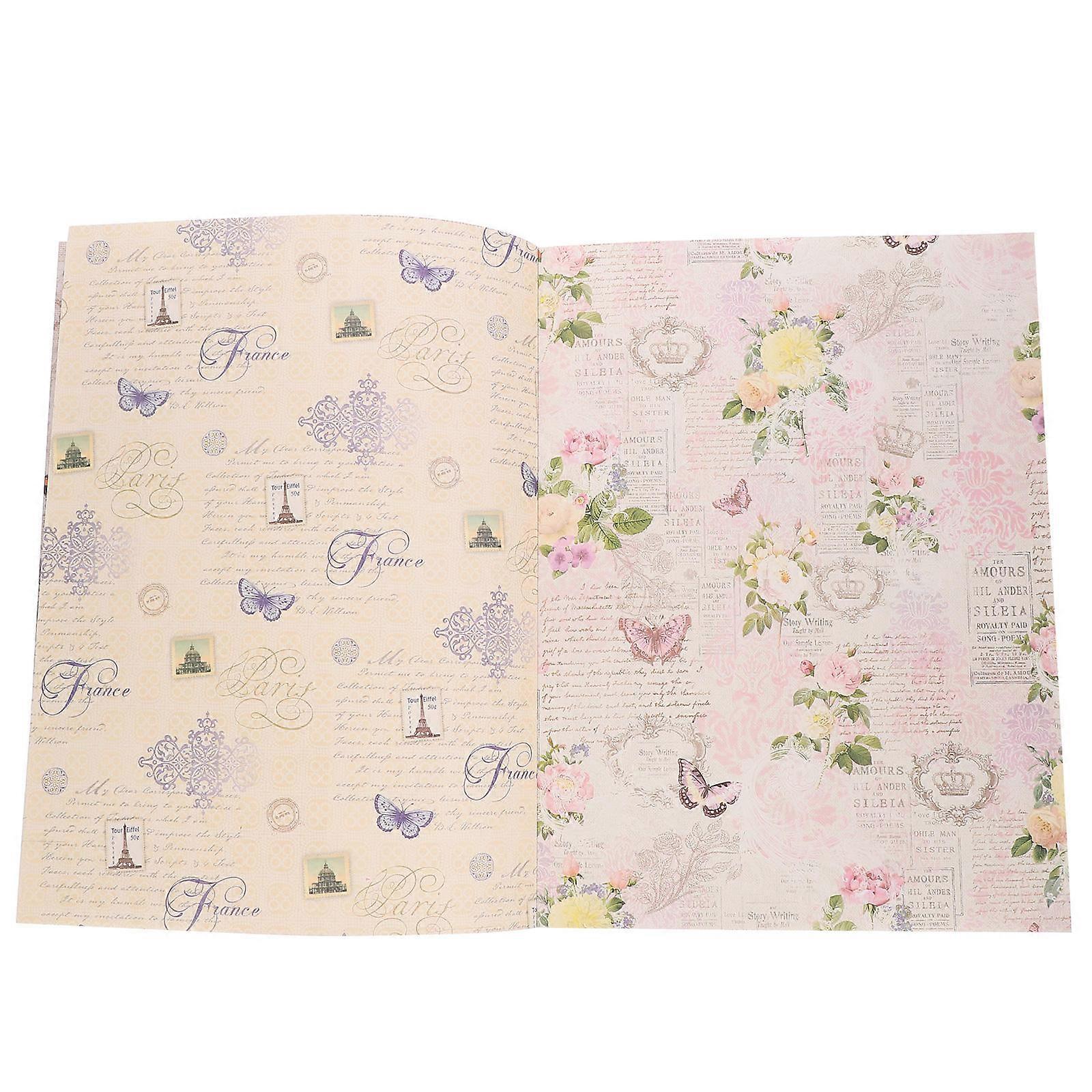 Luxury Patterned Paper 24 Pcs For Art Craft Bouquet Gift Wrapping And Special Occasions