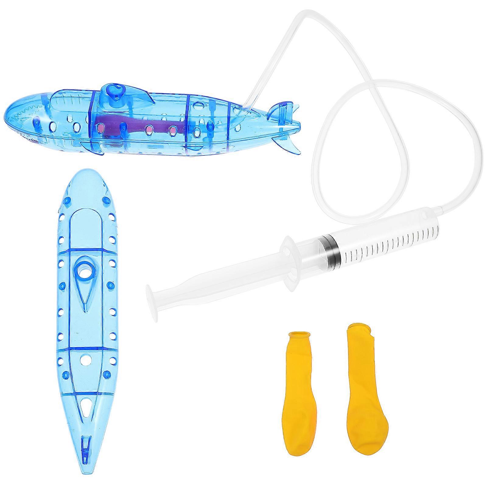Plastic Submarine Model Buoyancy Principle Experimental Apparatus 1Pcs