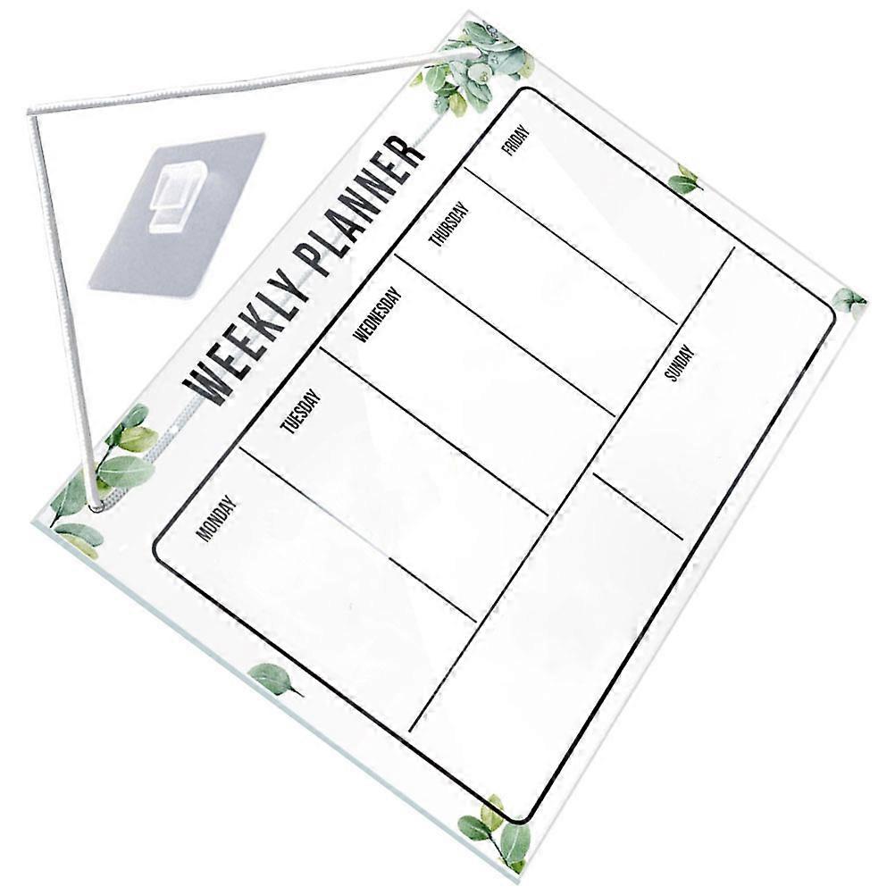 Acrylic Memo Board for Home Use 2Sets Transparent Writing Boards