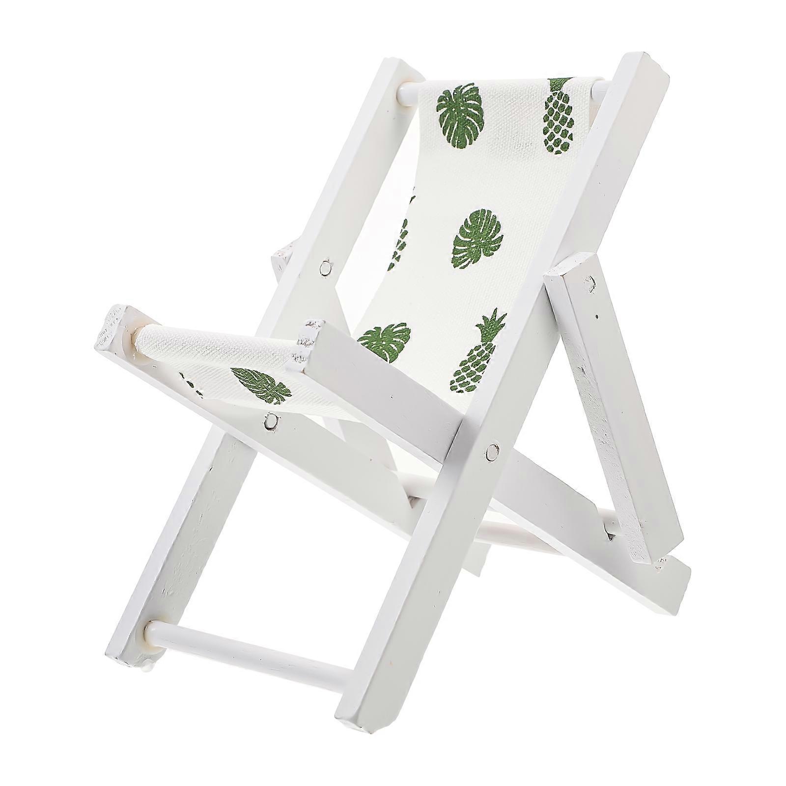 Small Animals Beach Chair Wooden Platform for Resting 2Pcs Hamster Toy