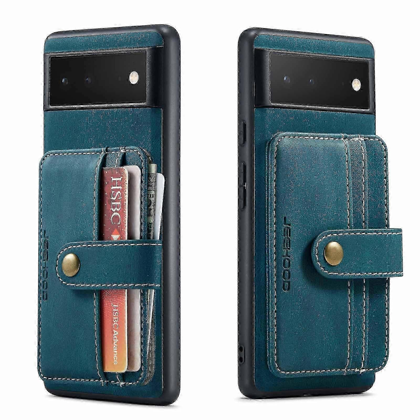 Magnetic Detachable PU Leather Wallet Case for Google Pixel 7 Pro/7 with Card Pockets