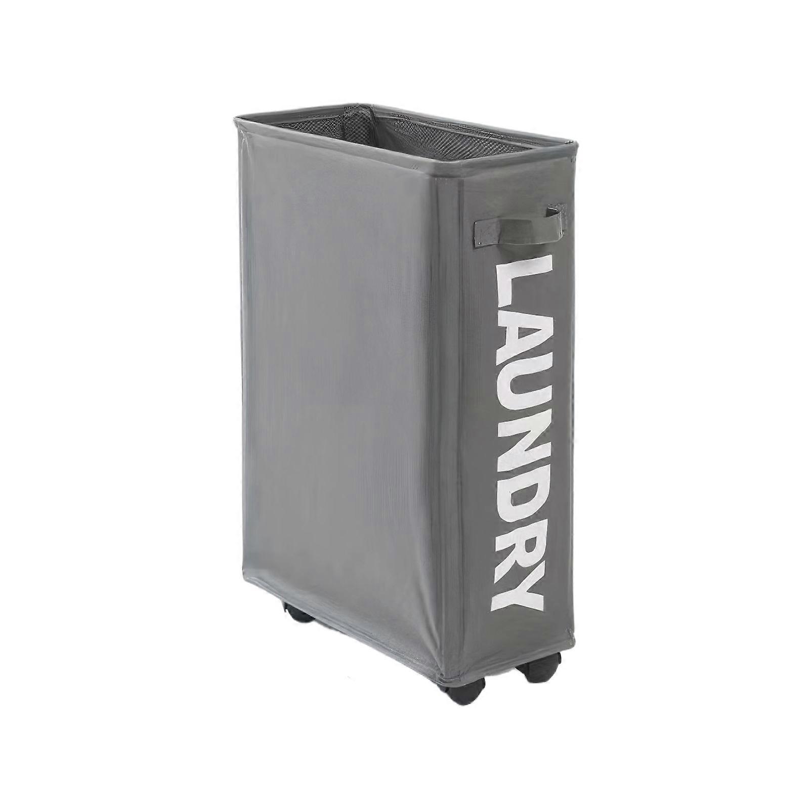 Foldable Laundry Basket Space-saving Solution Laundry Basket With Wheels Clothes Organizer