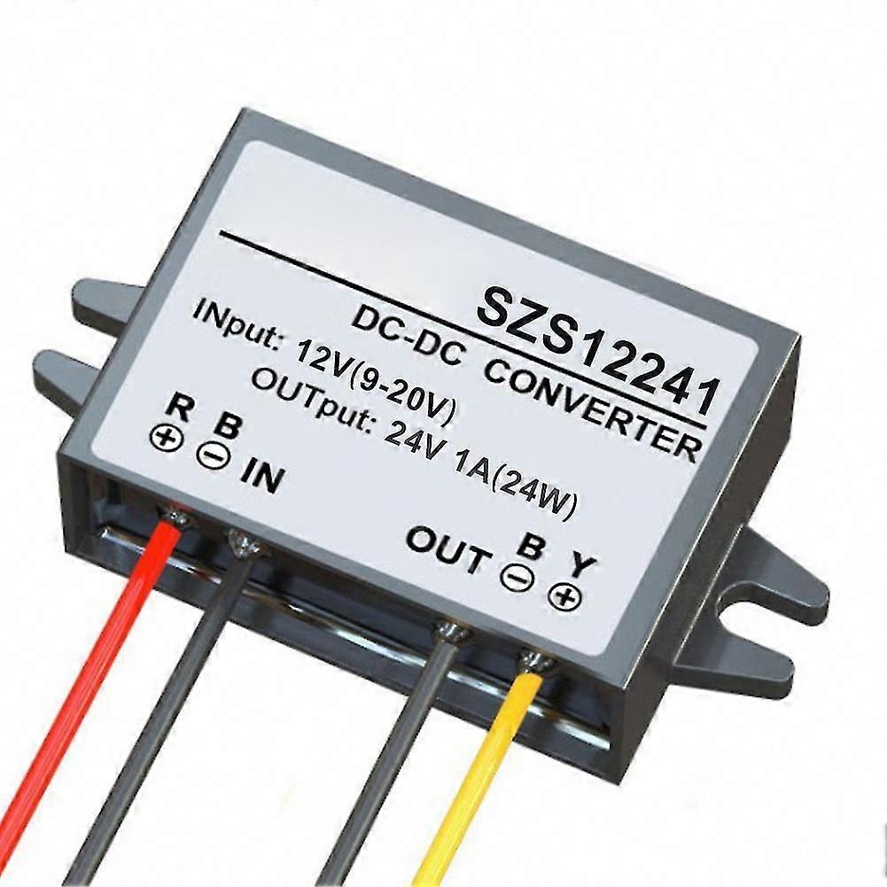 fornnerg DC-DC 12V to 24V Car Power Converter Boost Module Adapter