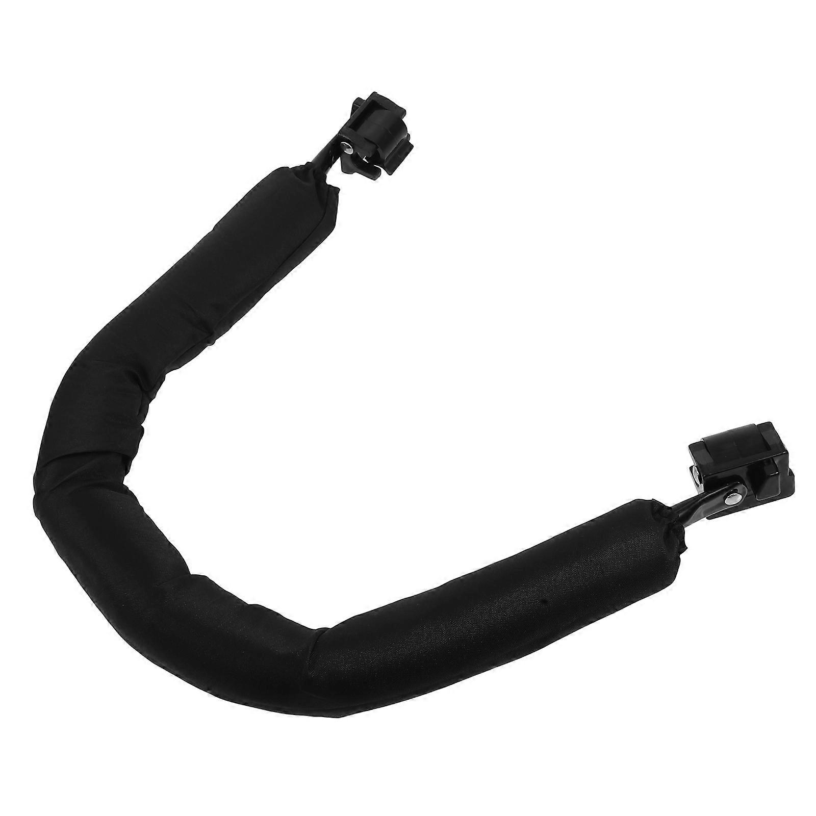 Black Baby Stroller Handle Armrest for Comfort 2Pcs Replacement