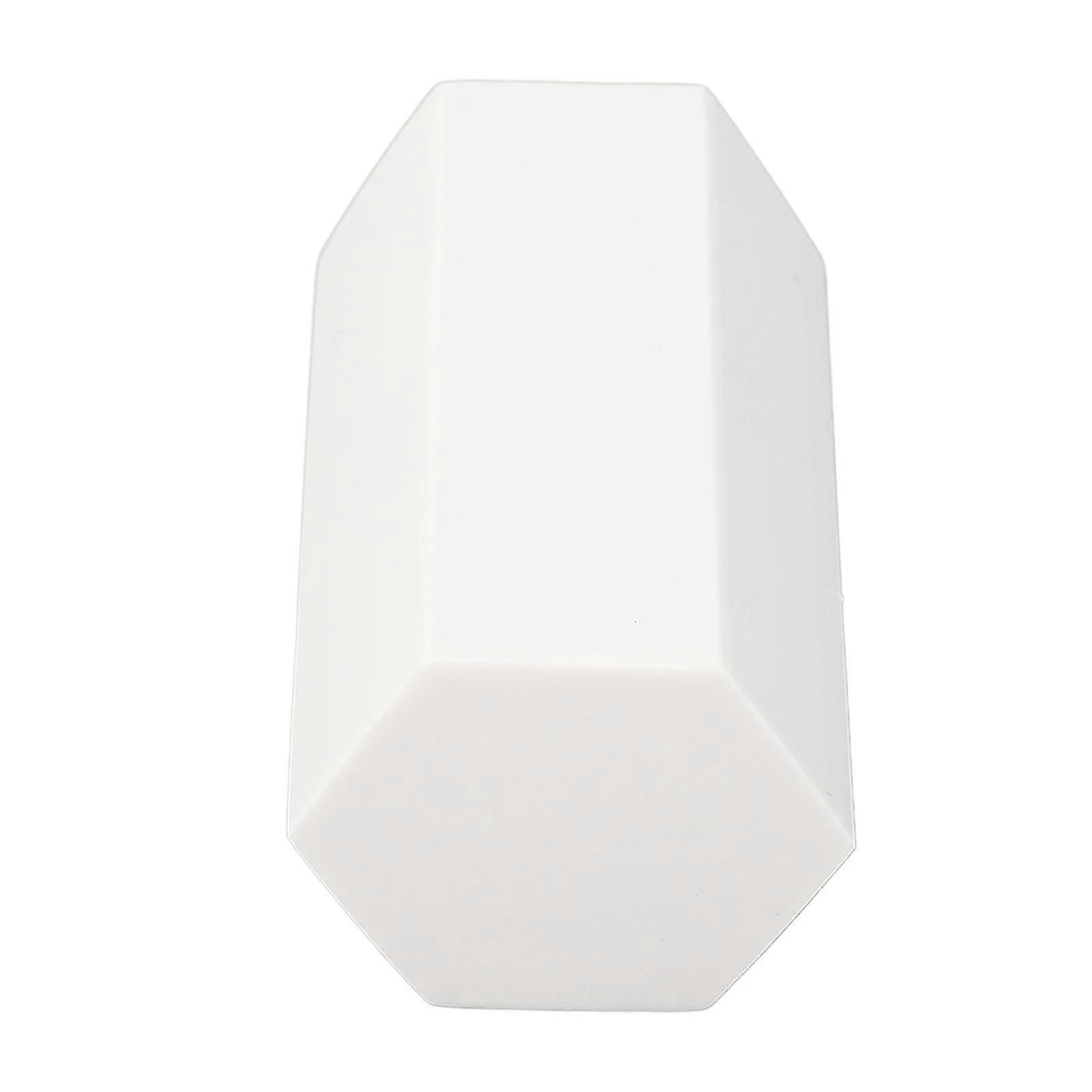 Soft Thermoplastic Rubber Carving Block White Hexagonal for Crafts
