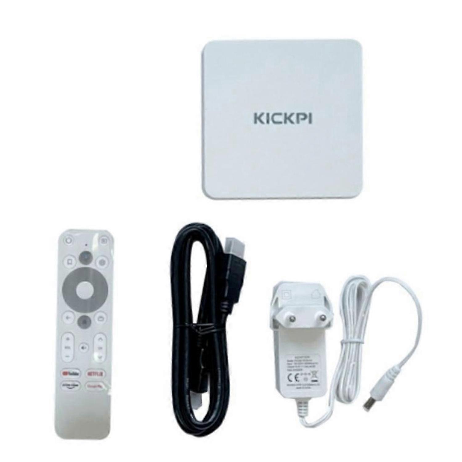 KICKPI KP1 TV Box Amlogic S905Y4 2GB 32GB Android 11 Dual Wifi Bluetooth EU Plug