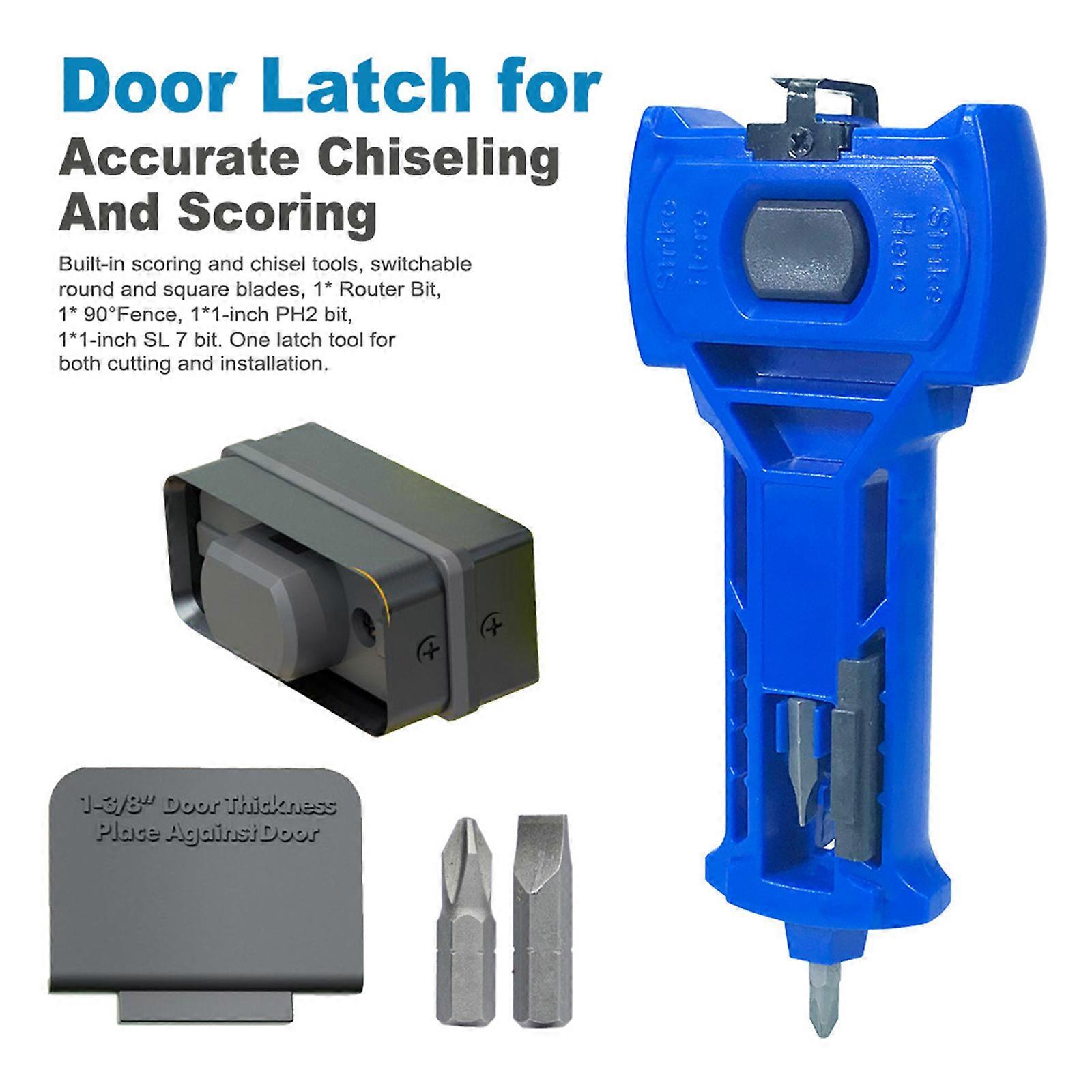 Door Latch Installation Kit for Accurate Chiseling and Scoring uk new