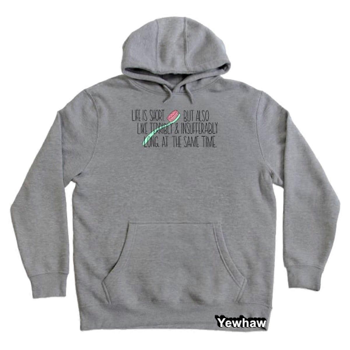 Sé un cepillo de dientes. Sudadera con capucha Jenna Marbles Unisex Pullover con bolsillo
