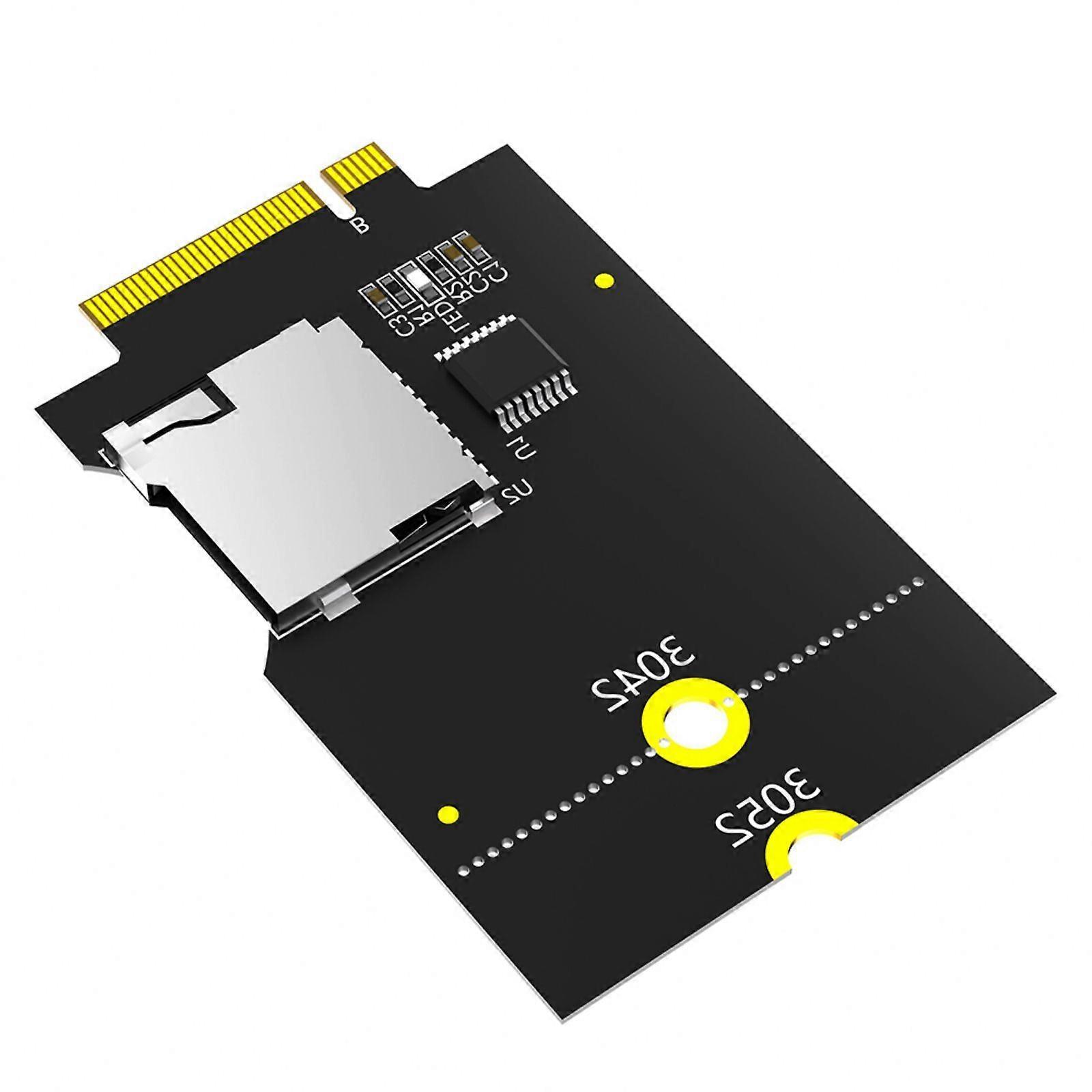 Easy to Use B Key Conversion Card M.2 B Key USB Bus to SDXC Card for Mobile Office Professional Multicolor