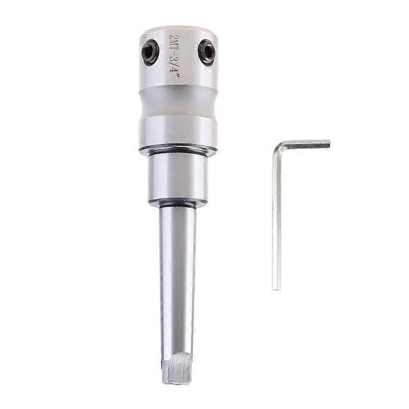 Upgraded Annular Cutter Arbor with Morse Taper 2MT for 3/4 Inch Weldon Shank