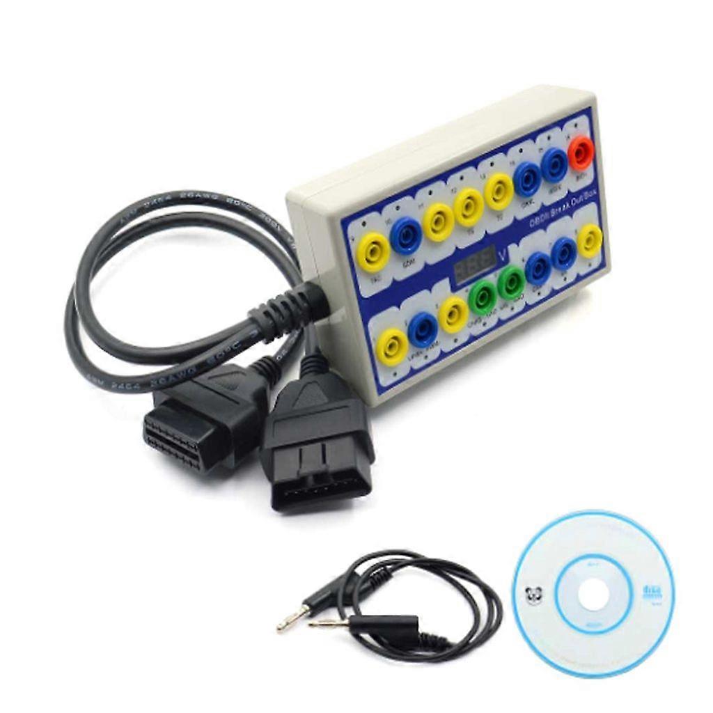 OBD2 Breakouts Box OBDII Protocol Detector CAN Test Box Car Break Out Tester