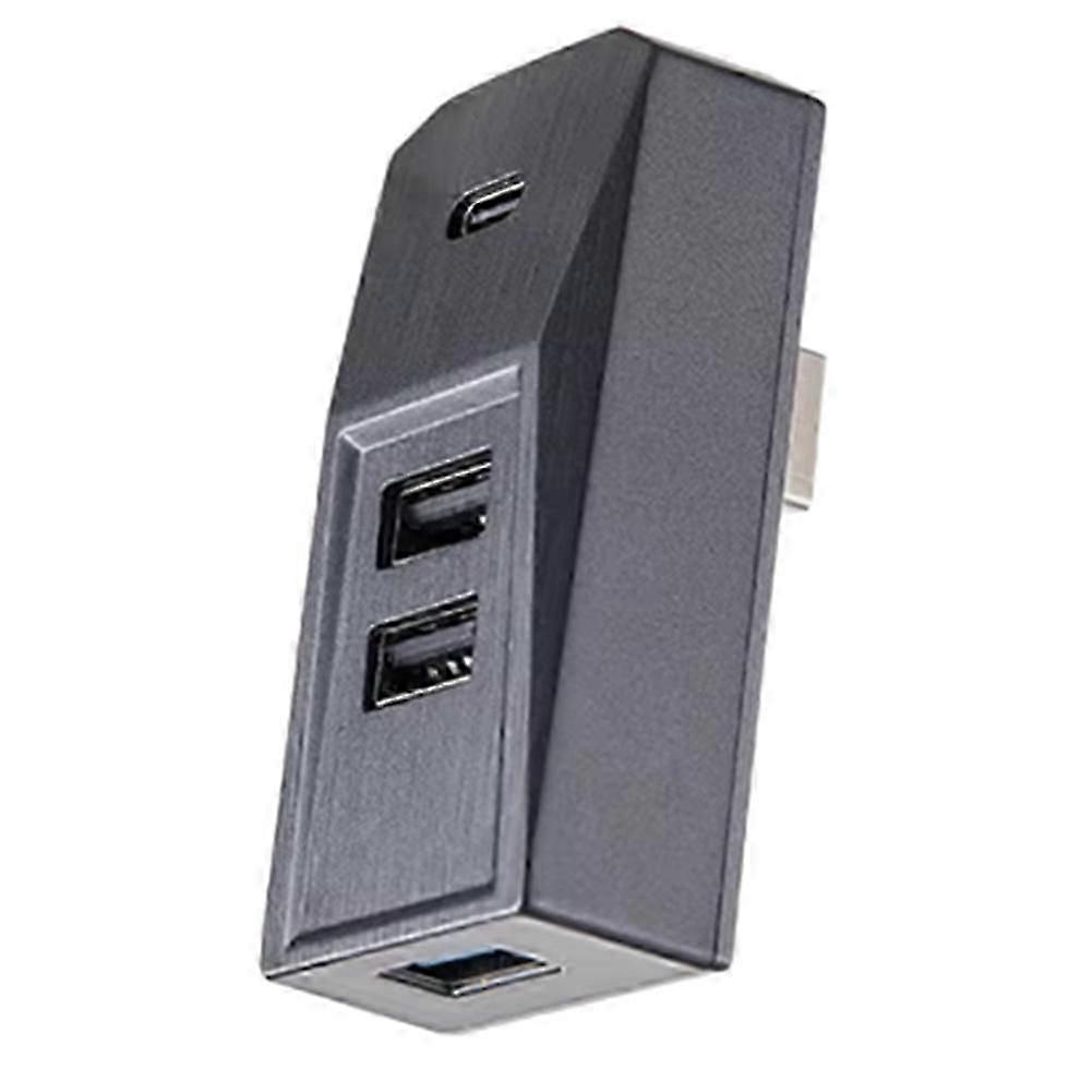 Hanskeboks USB-hub for Tesla Model Y Lansering Juniper 2025 Model 3 Highland Type-C Port Splitter dokkingstasjon Data