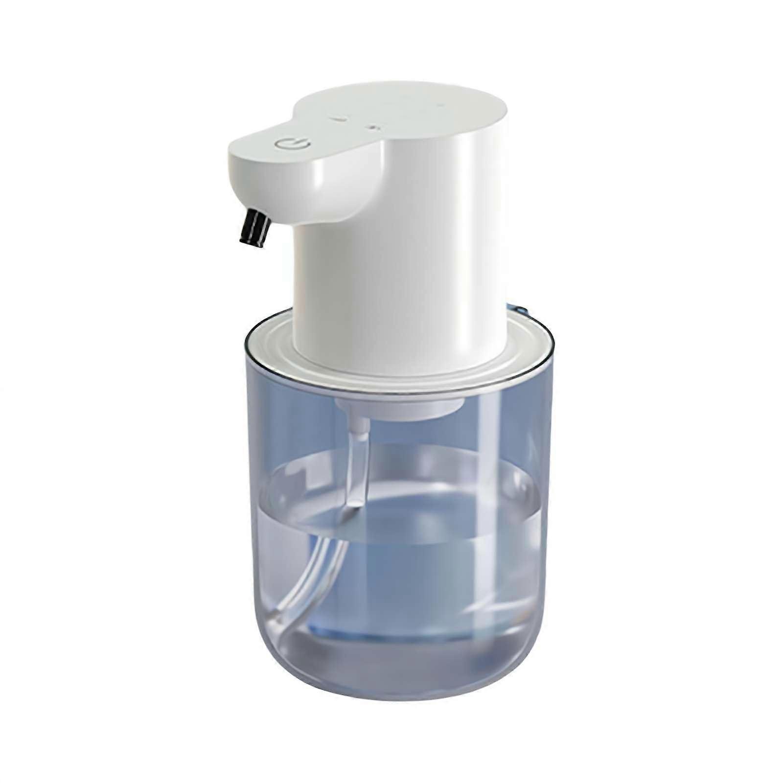 Automatic Soap Dispenser 4Level Adjustable Touchless Foaming Soap Dispenser Wall Mount Rechargeable White